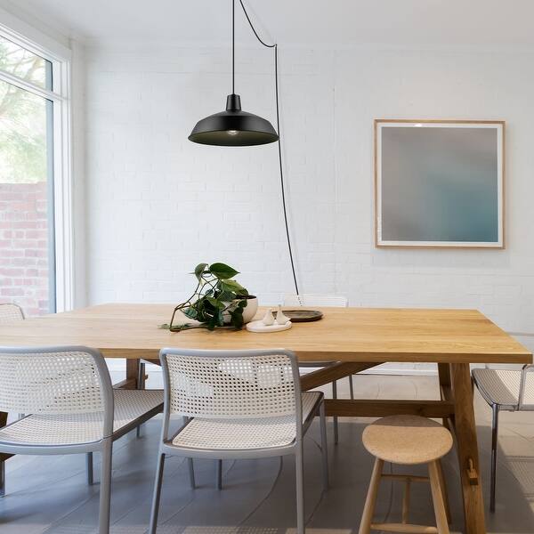 Shop Globe Electric 65151 Barn Light 1 Light Plug In Pendant With