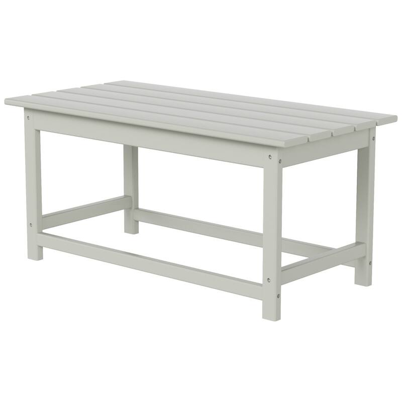 POLYTRENDS Laguna 36-inch Poly Eco-Friendly All Weather Coffee Table