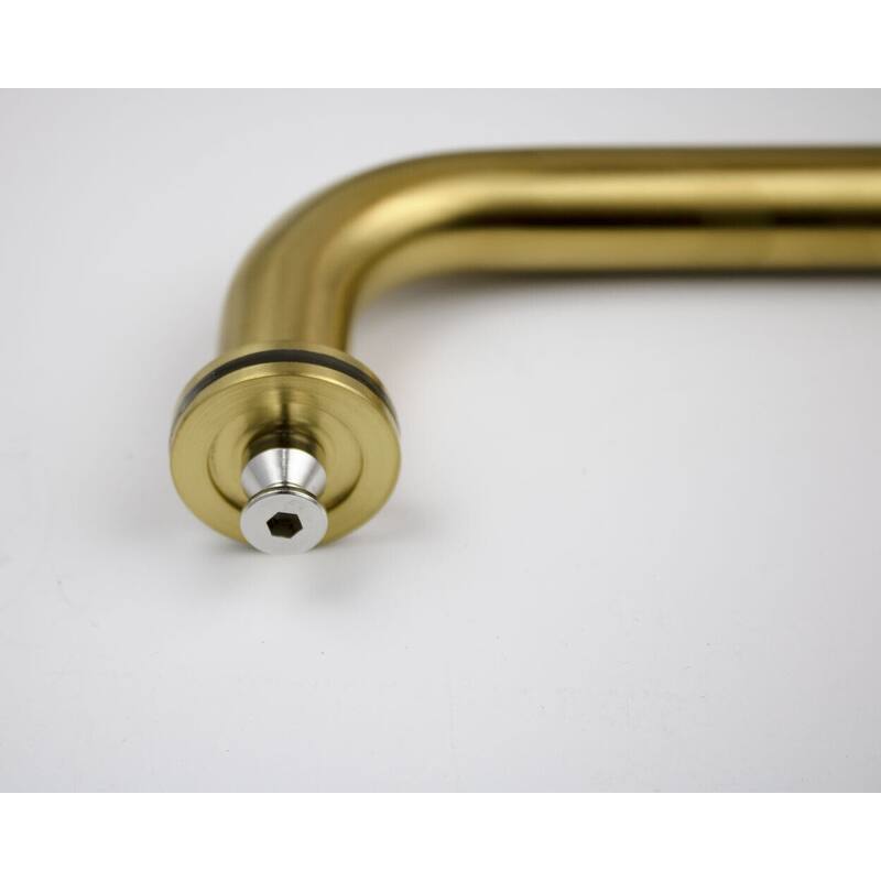 CEL 8"x8" Tubular Stainless Steel Back to Back Shower Door Pull Handle