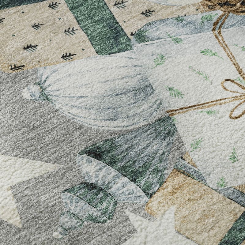 Premium Washable Super Soft Christmas Presents Mayfield Rug