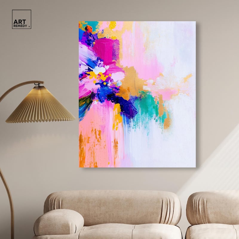 Contrast of Purity III Canvas by Art Remedy, Gallery Wrapped