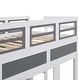 preview thumbnail 14 of 12, Twin over Twin Bus-shaped Bunk Bed with Wheels and Storage