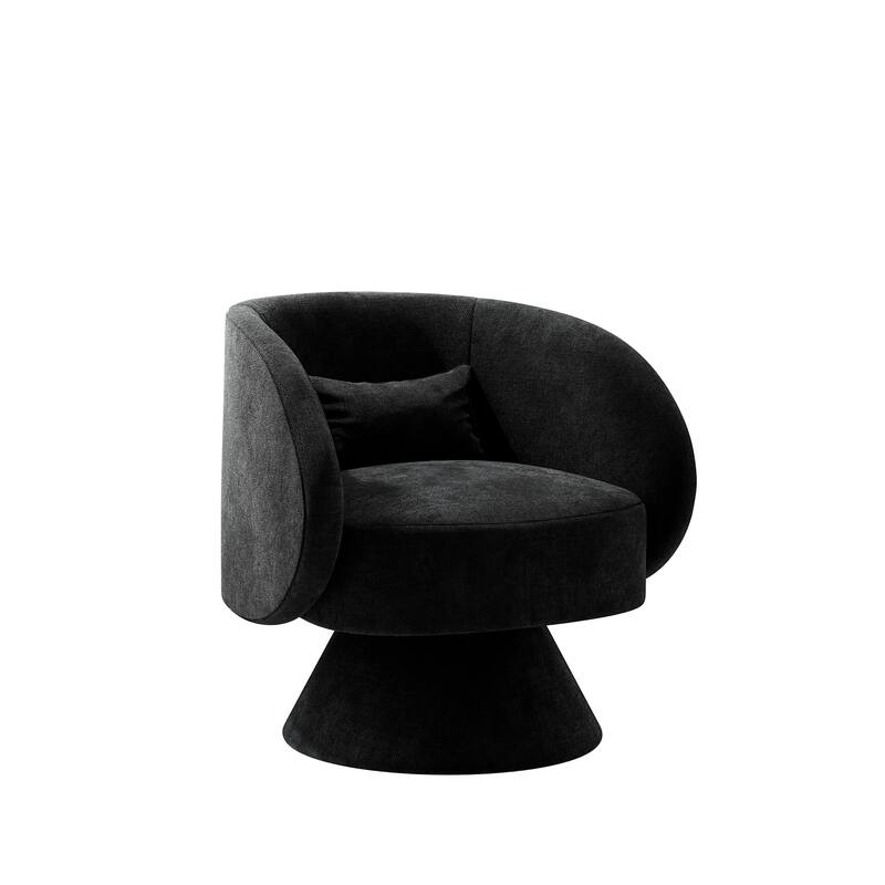 Ouyessir 360 Degree Modern Swivel Cuddle Barrel Sofa Chairs