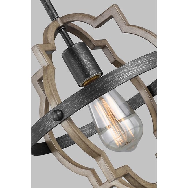 Socorro Transitional One Light Mini-Pendant in Stardust