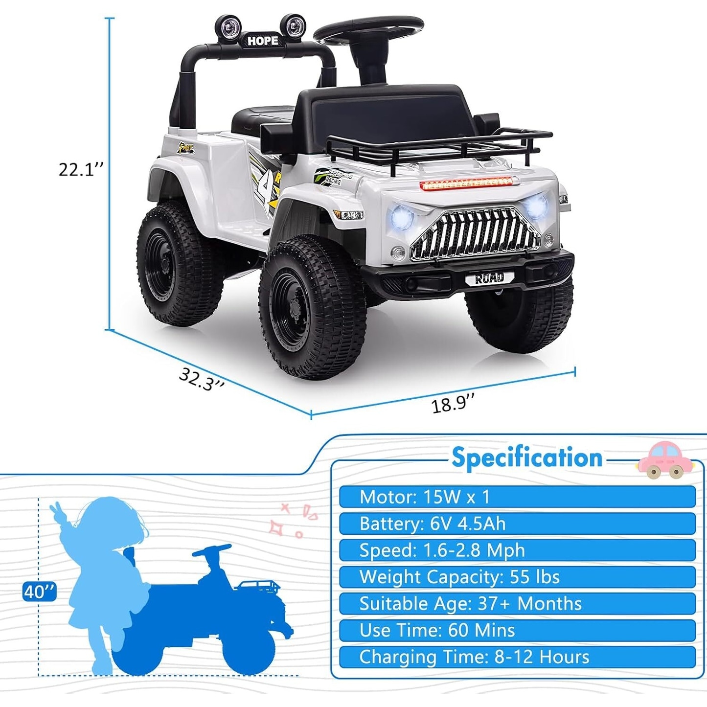 Kids Ride On 6V Electric Truck Car - buybuy BABY - 42318567 Kids Ride On 6V Electric Truck Car - buybuy BABY - 42318567