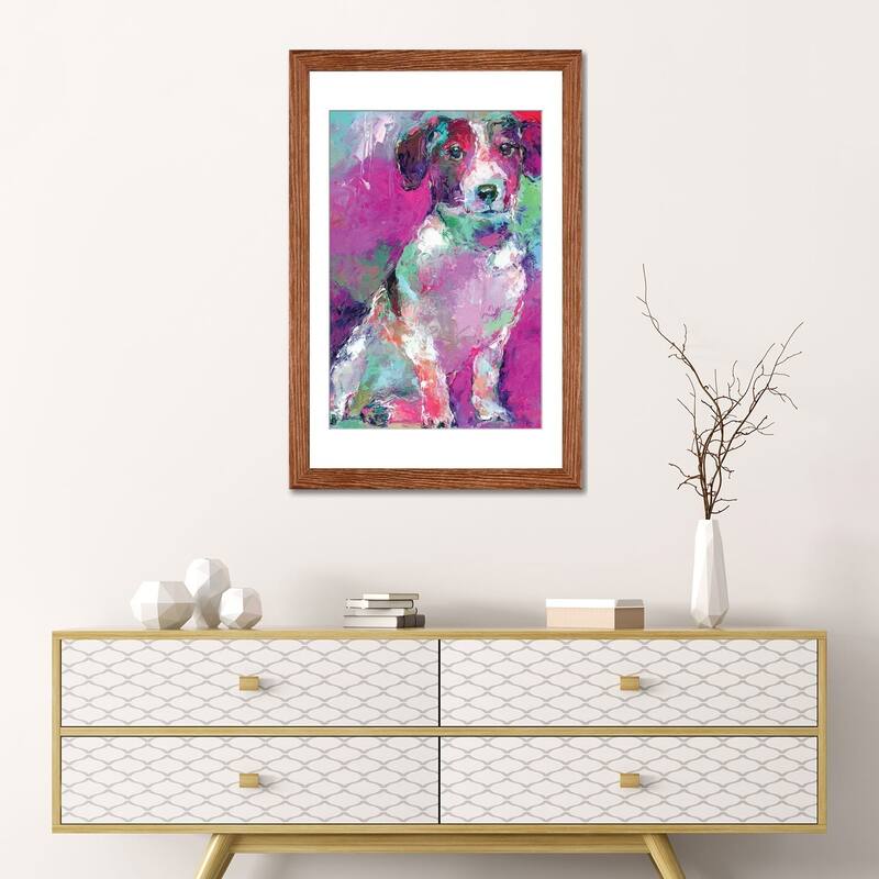 iCanvas "Russell Terrier" by Richard Wallich