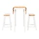 preview thumbnail 4 of 12, SAFAVIEH Graham 3-Piece Counter-Height Set Pub Table - 36" W x 36" L x 36" H