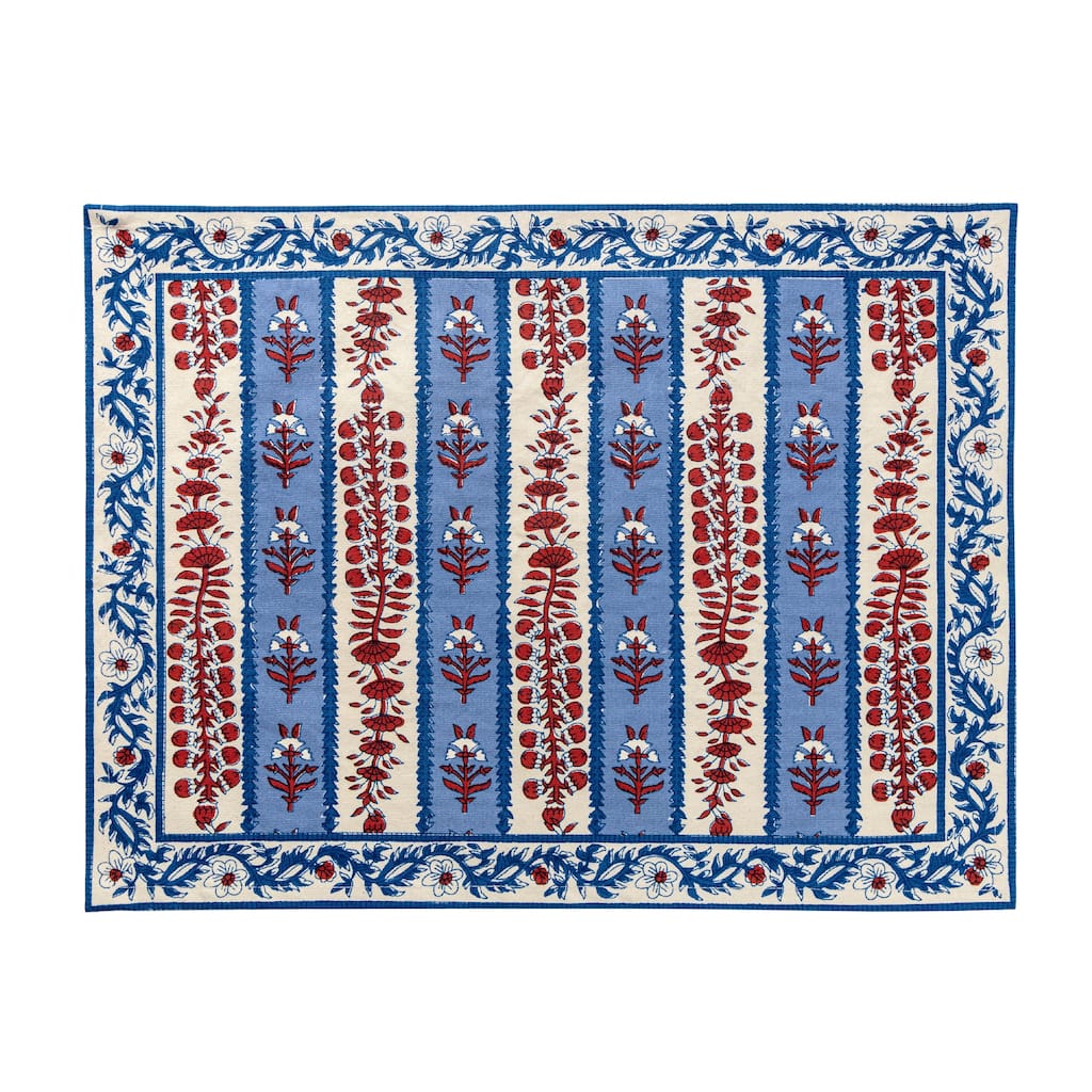 Couleur Nature Provence Avignon Mats - Set of 6 - Red/Blue
