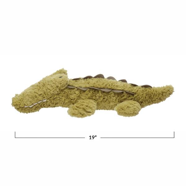 Plush Alligator - 19.0"L x 9.0"W x 5.0"H