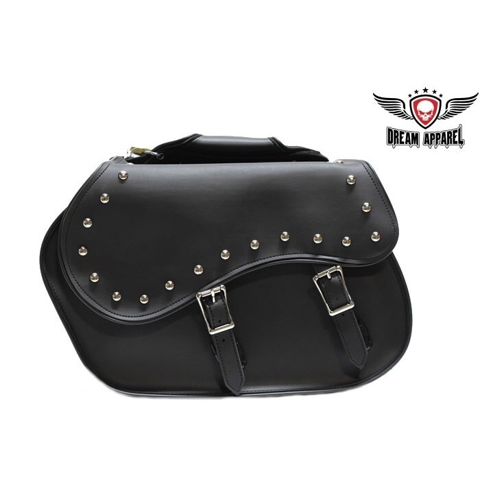 PVC Motorcycle Saddlebag With Studs As Described Bed Bath