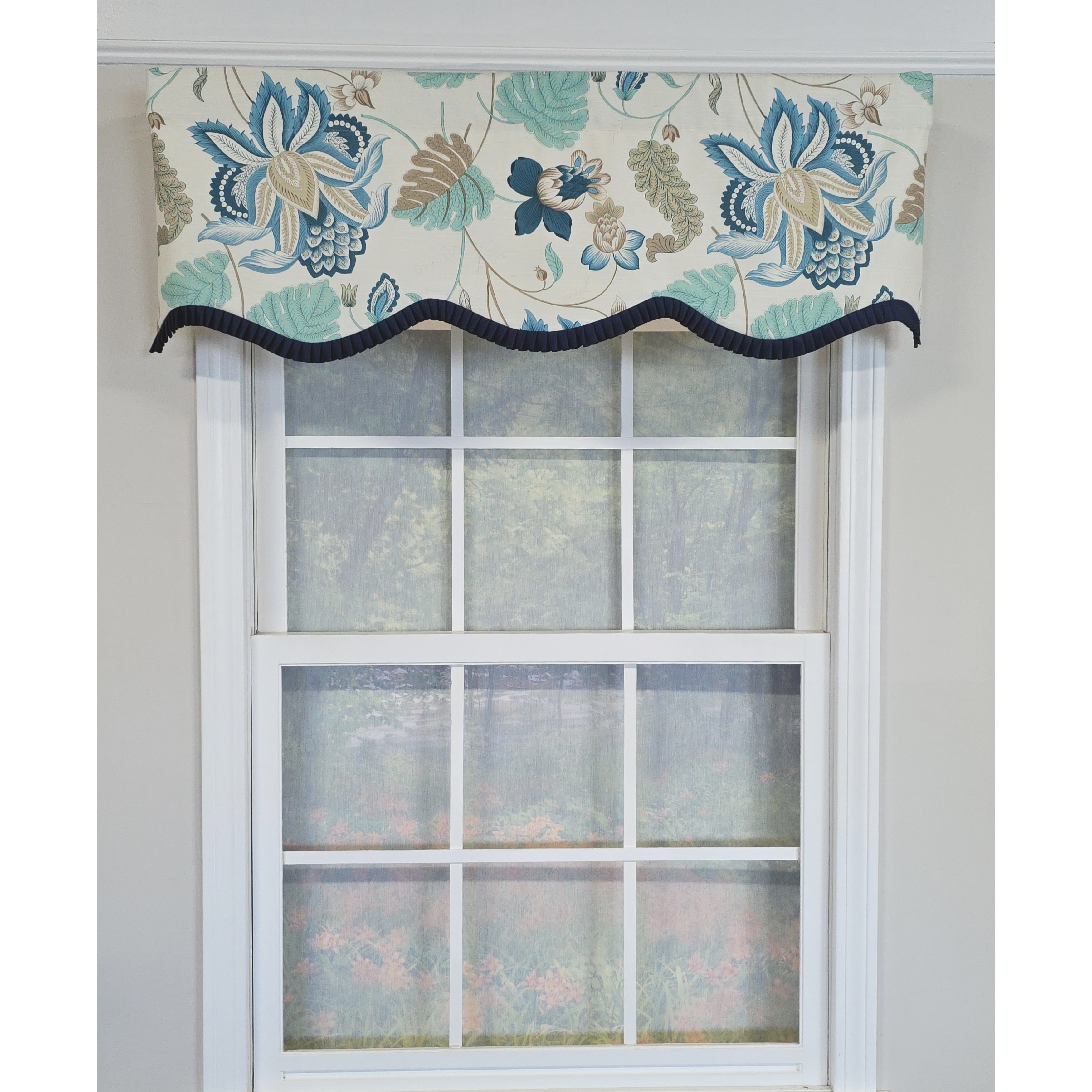 RLF Home Samanta Ruffled Provance Valance