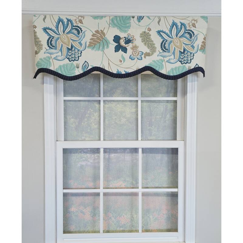 RLF Home Samanta Ruffled Provance Valance