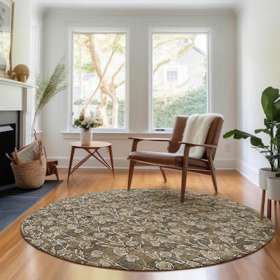 Premium Washable Super Soft Floral Contemporary Mayfield Rug