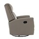 preview thumbnail 6 of 53, Fiacro 30.31''Wide Genuine Leather Swivel Rocker Recliner