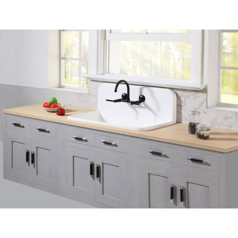 Kingston Brass Arcticstone 36" Drop In Single Basin Kitchen Sink with