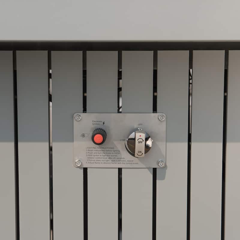 Corvus Babylon 1-piece Outdoor Fire Pit Table with Lid