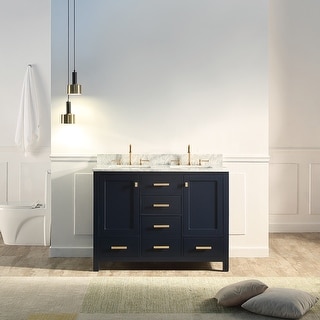 Whitney 48"solid wooden bathroom vanity (double sink)