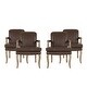preview thumbnail 2 of 38, Drouin Upholstered Dining Chair (Set of 4) by Christopher Knight Home