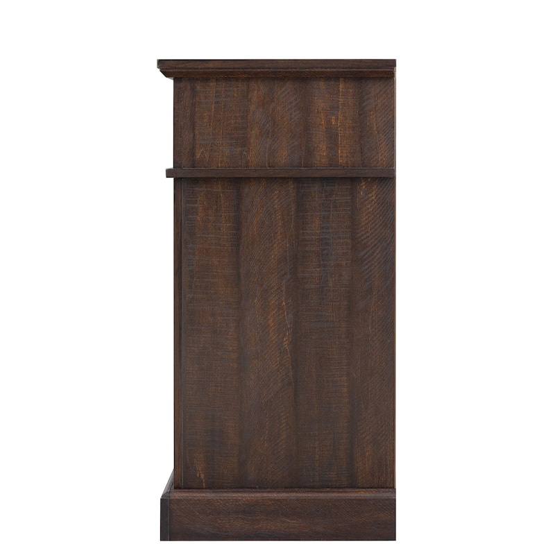 American Design 58.07" Fireplace TV Stand with 23-inch Electric Fireplace for TVs Up to 65"