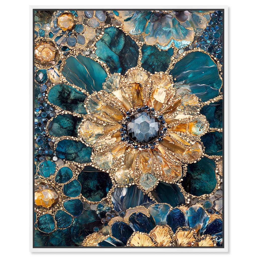 Opulent Geode IV Canvas by Art Remedy