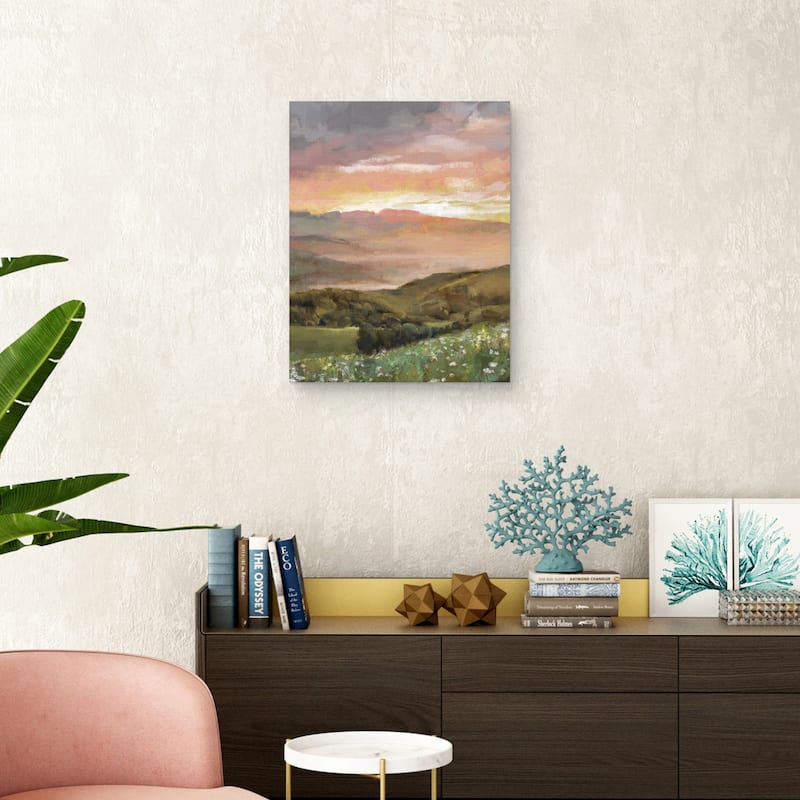 Amber Sunrise by Studio Arts Canvas Art Print