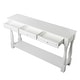 preview thumbnail 9 of 9, Console Table for Entryway with Storage Drawers and Shelf
