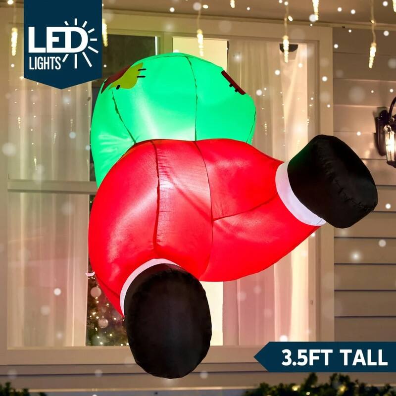 Santa Butt Stuck Inflatable