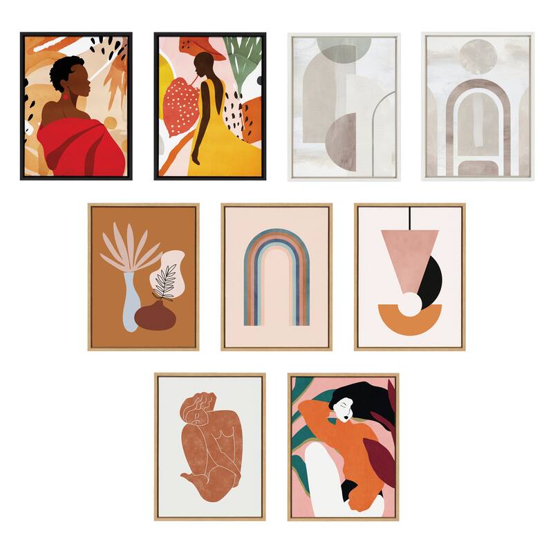 Kate and Laurel Sylvie Venice Canvas Art Set by Alexander Ginzburg