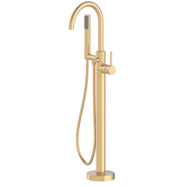 Jacuzzi PT95 Jacuzzi Floor Mounted Tub Filler with BuiltIn Diverter