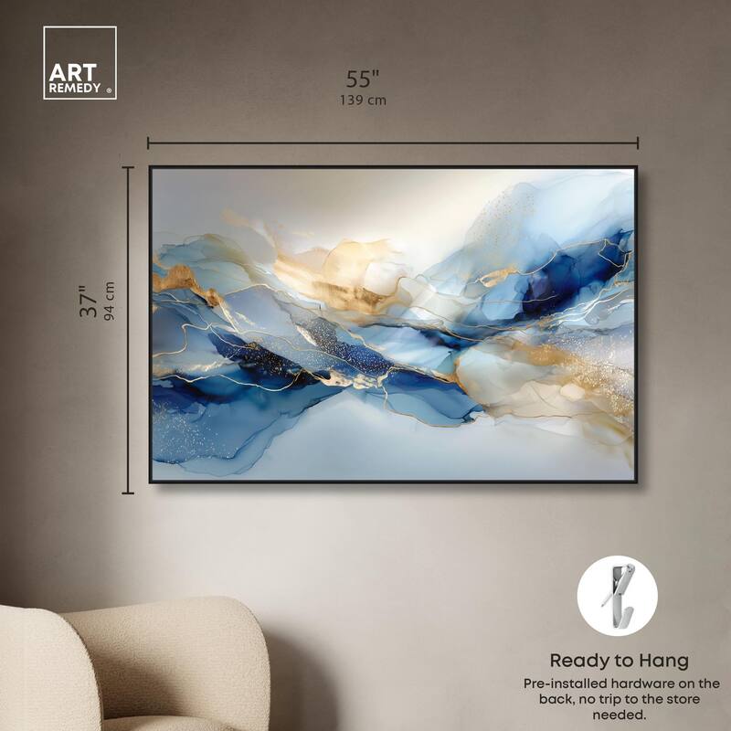 Postmodern Flow I Canvas by Art Remedy