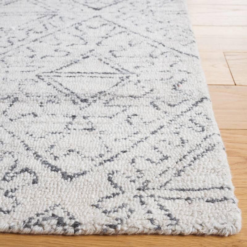 SAFAVIEH Handmade Casablanca Iqrame Rustic Wool Rug