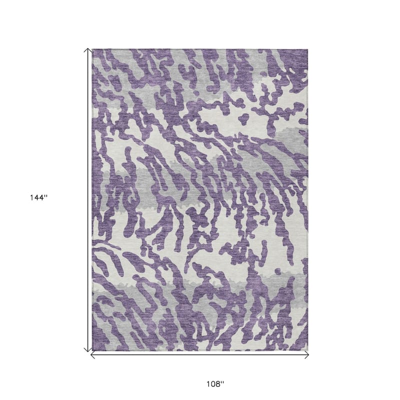 HomeRoots Animal Print Transitional Rectangle Outdoor Rug