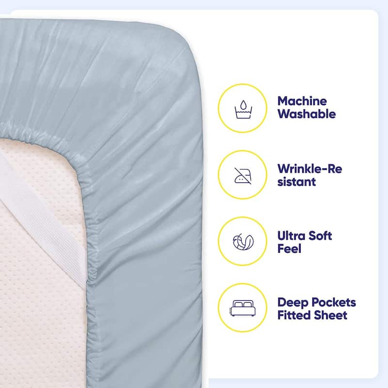 Sweet Home Collection Luxurious Ultra Soft 6-Piece Bed Sheet Set