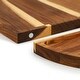 preview thumbnail 3 of 7, MegaChef 3 Piece Acacia Wood Cutting Board with Maganitized Serving Board Platter