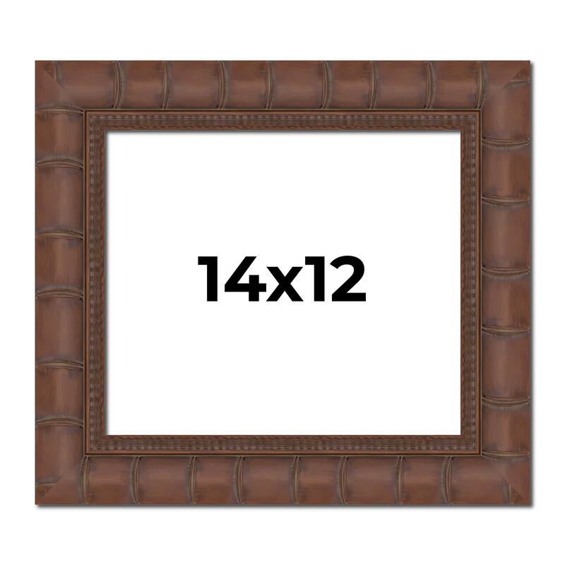 14x12 Frame Pewter Solid Wood Picture Frame Width 1.625 Inches | Interior Frame Depth 0.6875 Inches