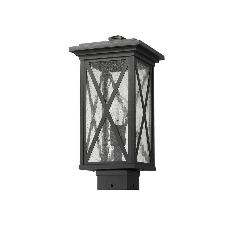 Z-Lite Brookside 16" Tall Outdoor Single Head Post Light