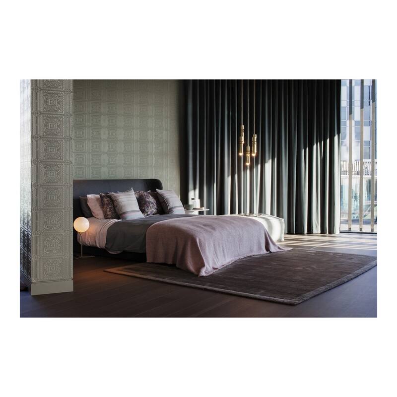 Brewster Turner Tile Paintable Textured Vinyl Wallpaper - 20.9 x 396 x 0.025