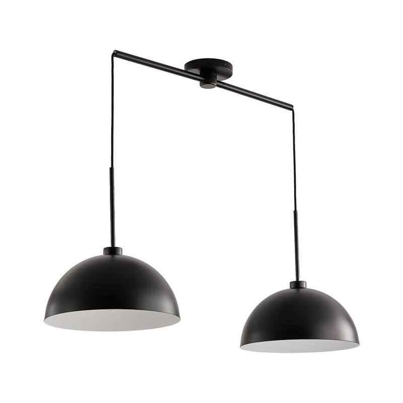 Modern Double Pendant Lights with Adjustable Suspension Height(Bulbs Not Included)