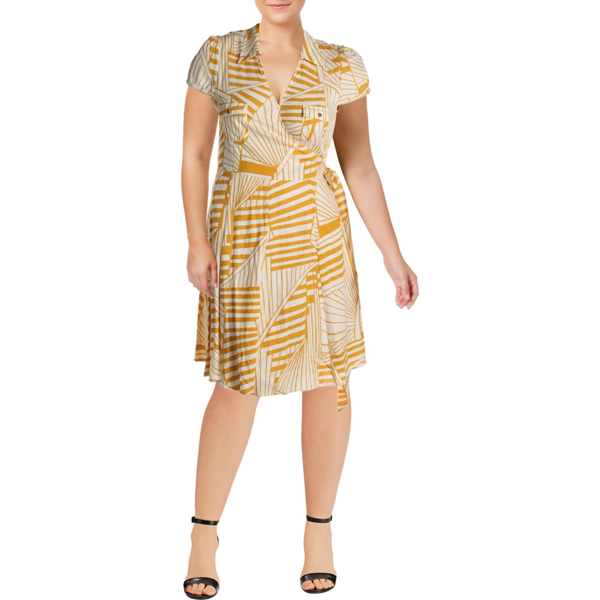 julie brown wrap dress