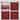 Household Essentials Fabric Storage Bins 6 Piece Set, Burgundy