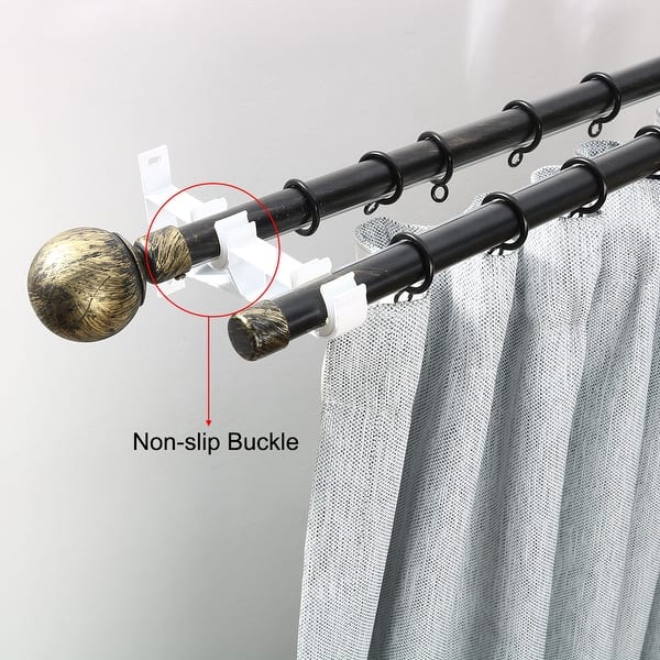 Shop Dorm Window Drapery Curtain Rod Holder Hanging Hook Wall