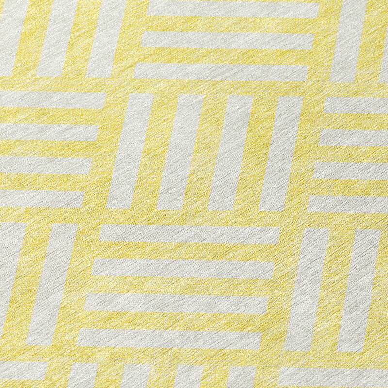 HomeRoots Geometric Transitional Rectangle Outdoor Rug