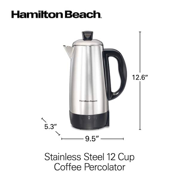 Hamilton Beach Stainless Steel 12 Cup Percolator Bed Bath & Beyond