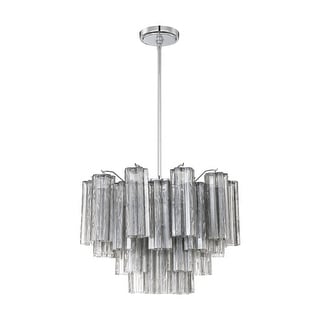 Addis 6 Light Polished Chrome Chandelier - 19.75"W x 14"H x 19.75"D