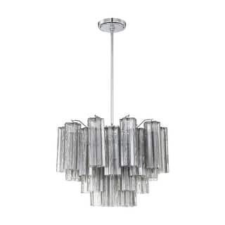 Addis 6 Light Polished Chrome Chandelier - 19.75"W x 14"H x 19.75"D