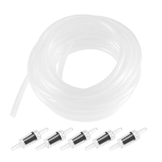 Sourcing Map PVC Hose Tube, 6mm(0.23") ID X 8mm(0.31") OD 1.5m/4.9ft Clear Vinyl Tubing, Plastic - View #8