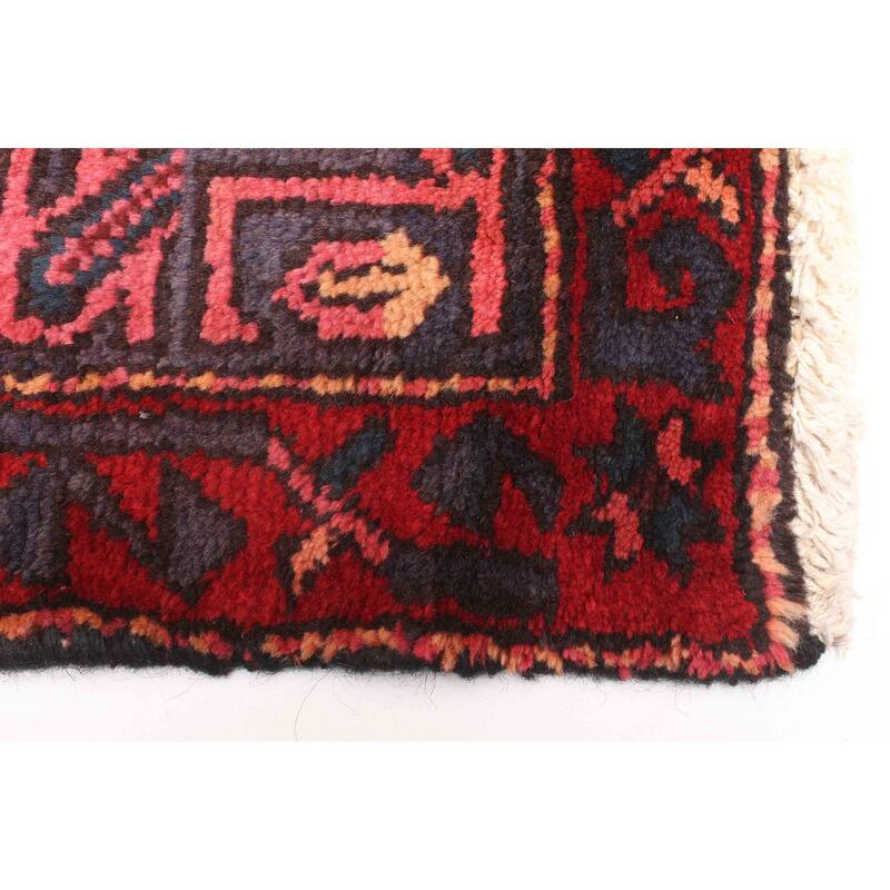ECARPETGALLERY Hand-knotted Andelz Red Wool Rug - 4'5 x 7'5