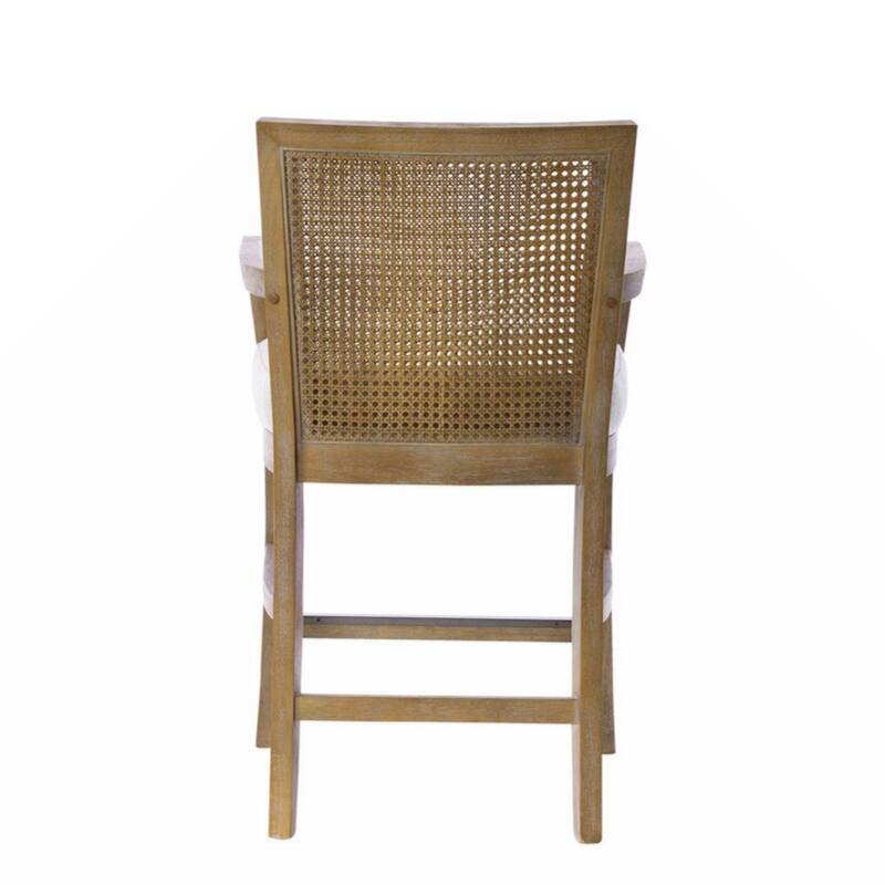 Cane Back Counter Stool