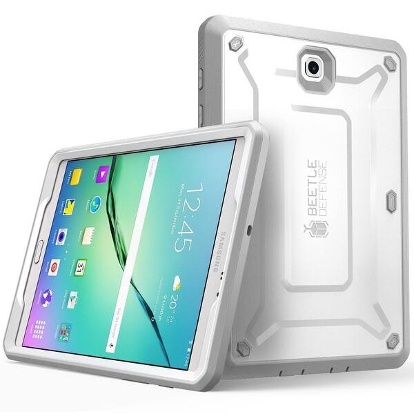 Shop Galaxy Tab S2 Case Supcase Unicorn Beetle Pro Built In Screen Protector Samsung Galaxy Tab S2 9 7 White Gray Overstock 16775189