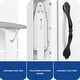 preview thumbnail 6 of 8, Moasis In Wall Ironing Board Cabinet with Foldable Board and Adjustable Shelves